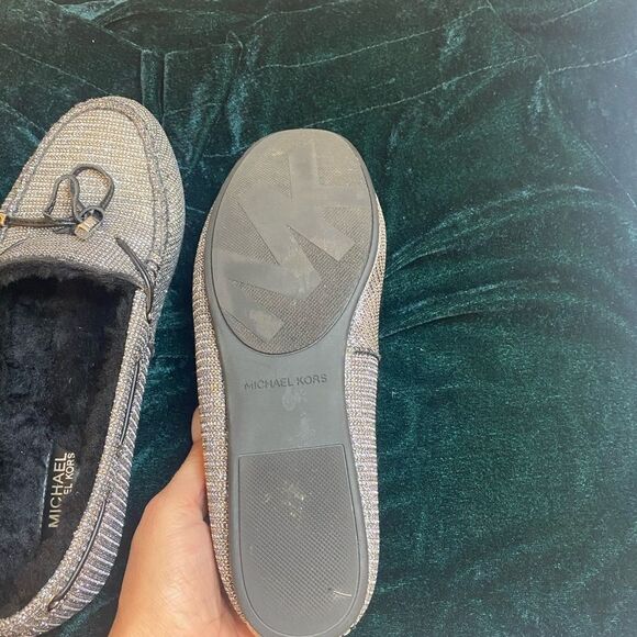 Michael Kors silver loafers, size 7,5 - Picture 11 of 11